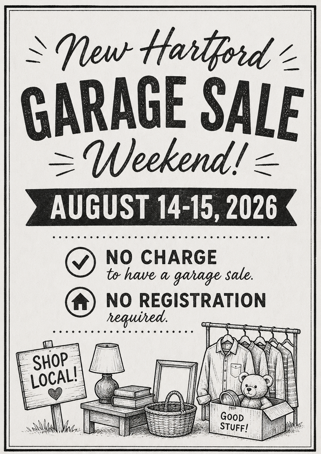 Garage sale details